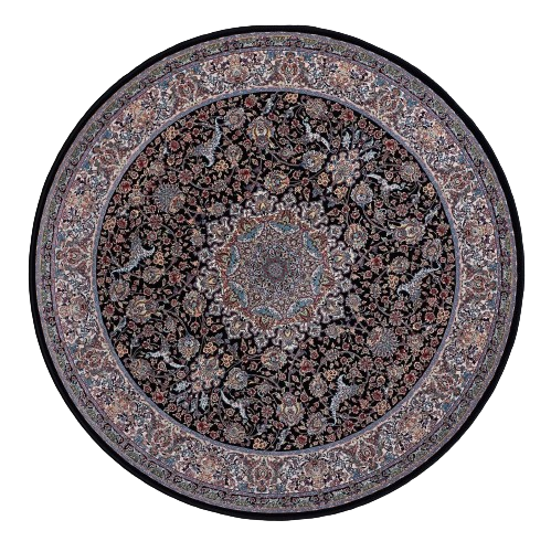 persian-carpets-round-mashhad-dark-blue-1