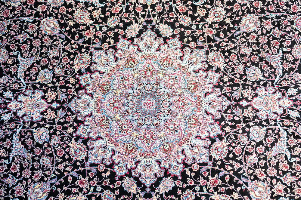 persian-carpets-round-mashhad-dark-blue-2