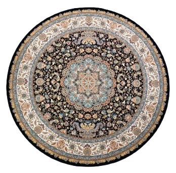 persian-carpets-round-yalda-dark-blue-1