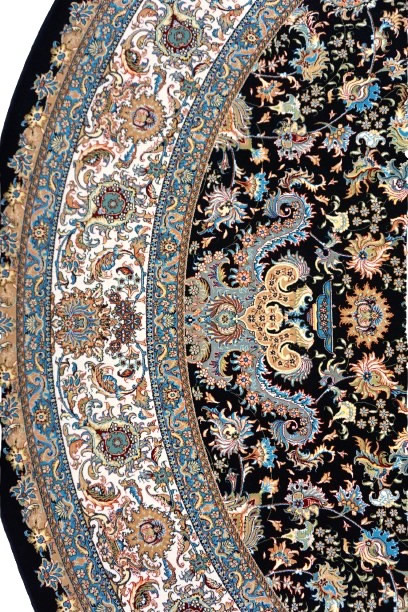 persian-carpets-round-yalda-dark-blue-2