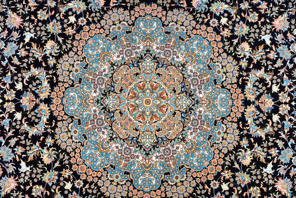 persian-carpets-round-yalda-dark-blue-3